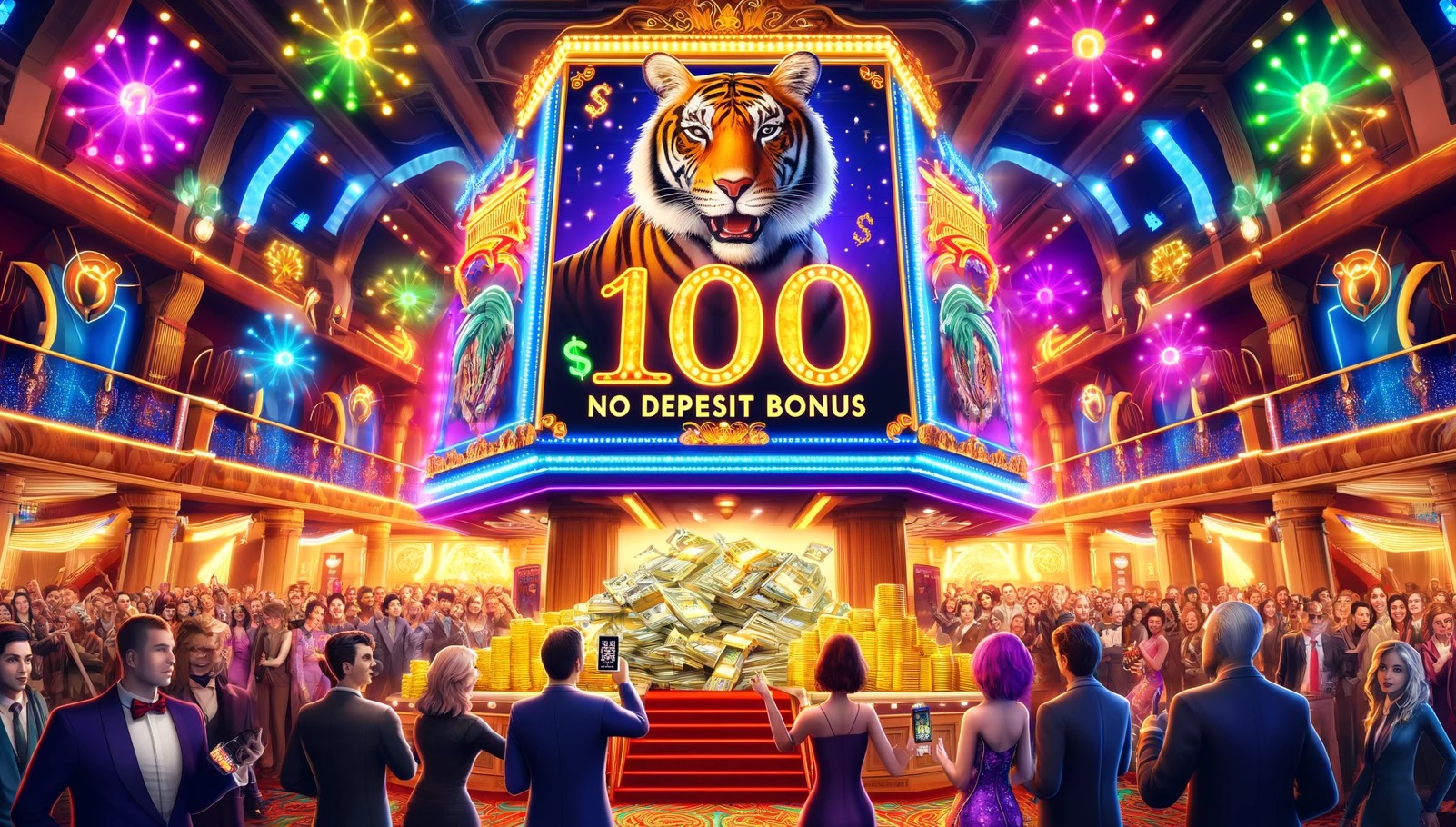 Lucky Tiger $100 No Deposit Bonus 1
