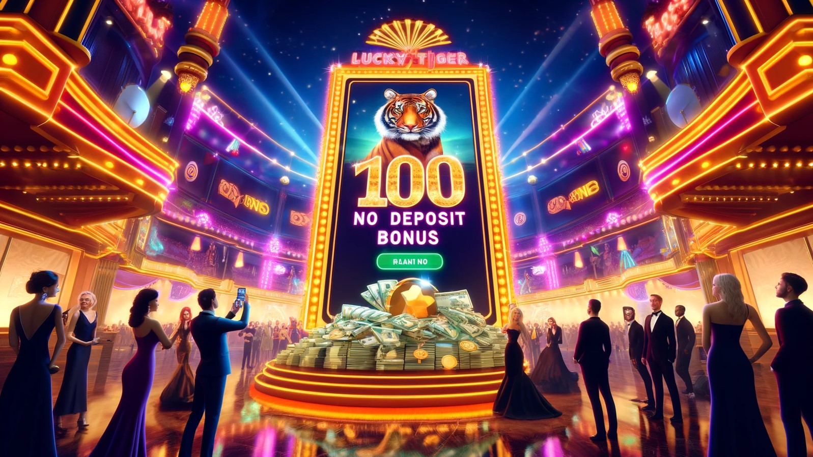 Lucky Tiger $100 No Deposit Bonus 2
